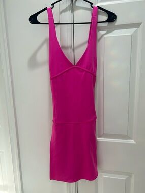 FP Movement by Free People Vibrant Fuchsia Active romper dress